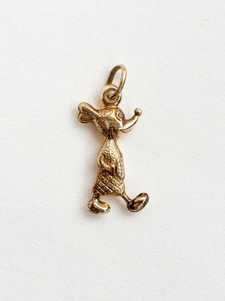 Mickey mouse Charm hollow| 18inch Fine Cable Link Chain | 9ct | 1.24g