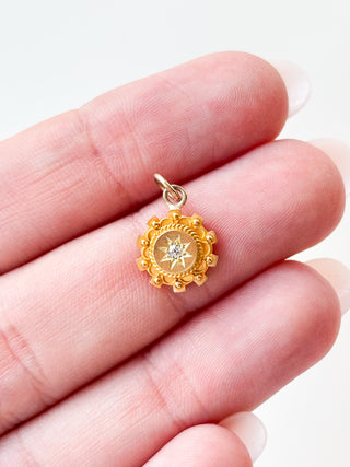 Star Set Diamond Pendant | 15ct Gold | 0.67g | 18–20-Inch Diamond Chain