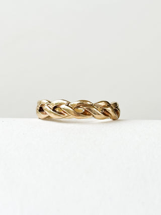 Weave Band Ring | 9ct Gold | Size L | 2.13g
