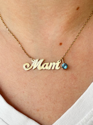 Syn Spinel Pendant | 9ct Gold | 0.56g | 18in Fine Cable Link Chain