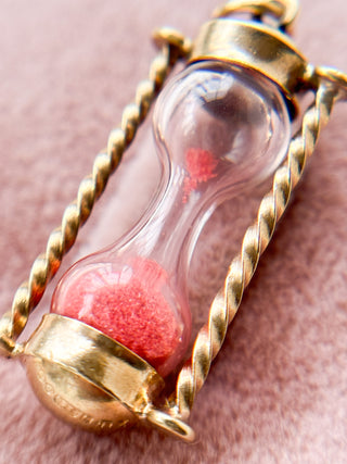 Hourglass Pendant | 18–20-Inch Diamond Anchor Chain | 9ct Gold | 1.98g