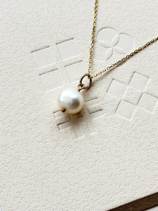 Cultured Pearl Pendant | 9ct Gold | 1.14g