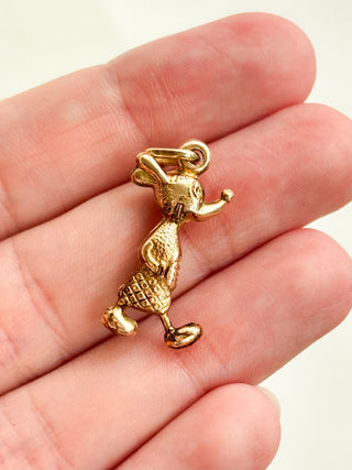 Mickey mouse Charm hollow| 18inch Fine Cable Link Chain | 9ct | 1.24g