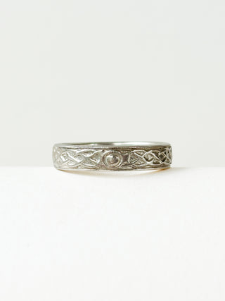 Celtic Knot Silver Ring | 925 Silver | Size L | 3.77g