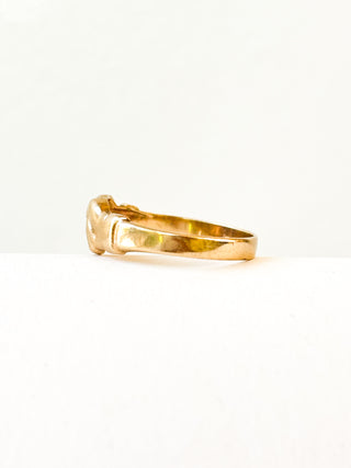 Fede Ring | 9ct Gold | Size R | 2.17g