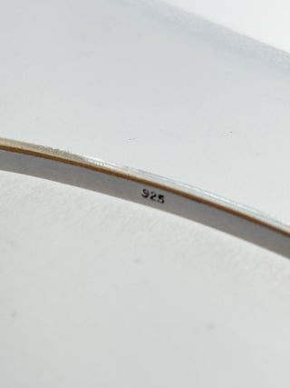 Square Bangle | 925 Silver | 9-Inch | 12.57g