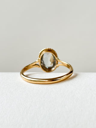 Aquamarine Solitaire Ring | 9ct Gold | Size L | 1.67g