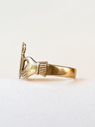 Large Claddagh Ring | 9ct Gold | 3.29g | Size V