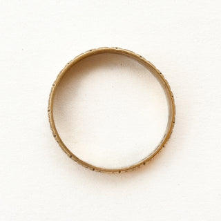 Textured Band | 9ct Gold | 2g | Size R½