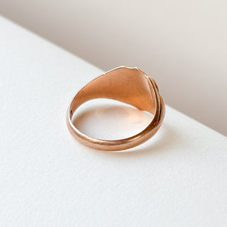 Rose Gold Signet | 9ct Gold | Size L | 3.10g