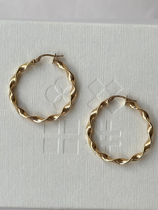 Twisted hoops - private sale