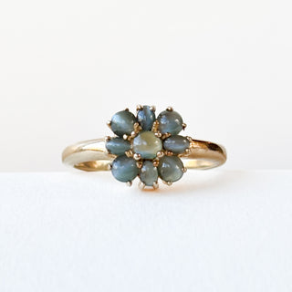 Synthetic Cat’s Eye Alexandrite | 9ct Gold | Size N | 2.57g