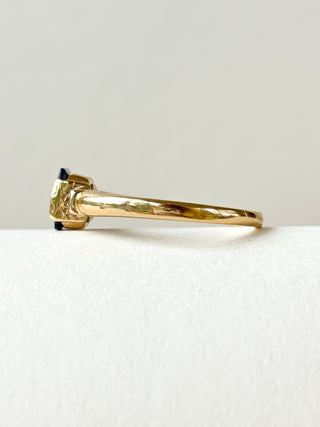 CZ Tanzanite Ring | 9ct Gold | Size Q½ | 2.88g