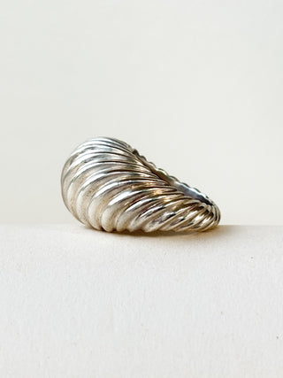 Wave Statement Ring | 925 Silver | Size M | 14.49g