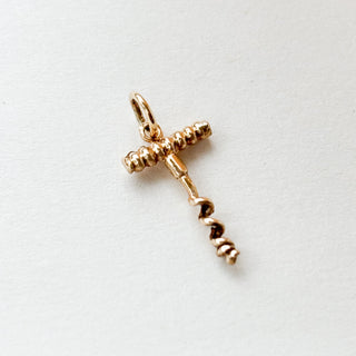 Corkscrew Pendant | 9ct Gold | 1cm x 2cm | 0.68g (1.79g with Chain)