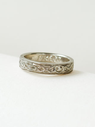 Celtic Knot Silver Ring | 925 Silver | Size L | 3.77g