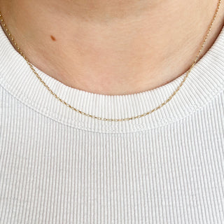 Medium cable link chain | 9ct | 18inch | 2g