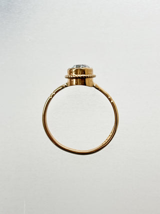 Aquamarine Solitaire Ring | 9ct Gold | Size L | 1.67g