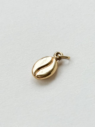 Coffee Bean Pendant | 9ct Gold | 0.31g | 18–20-Inch Diamond Anchor Chain