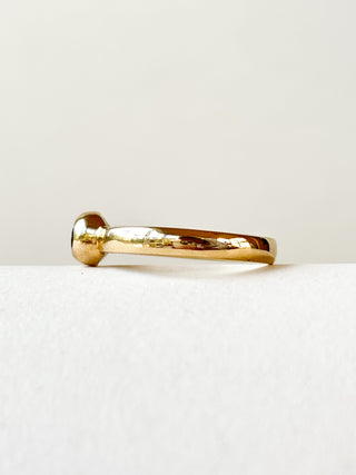Bezel-Set Tourmaline Ring | 9ct Gold | 2.77g | Size N