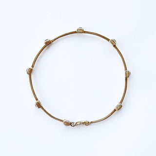 Pink Bracelet | 18ct Gold | Pink Tourmaline | 7.5in | 8.24g