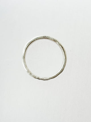 Textured Ring | Silver | Size L½ | 3.09g