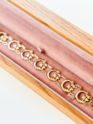 Showstopper Claddagh Bracelet | 9ct Gold | 6.5" | 12.43g
