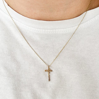 Corkscrew Pendant | 9ct Gold | 1cm x 2cm | 0.68g (1.79g with Chain)