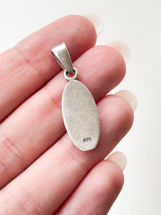 Pink Opal Pendant | 925 Silver | 3.61g | 18–20-Inch Cable Link Chain
