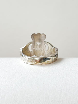 Silver Claddagh Ring | 925 Silver | Size L½ | 4.42g