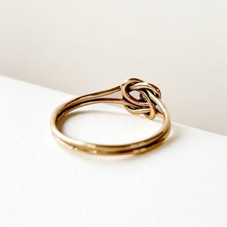 Diamond Twist Knot Ring | 9ct Gold | Real Diamond | Size N | 1.35g