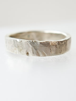 Textured Ring | Silver | Size K | 2.89g