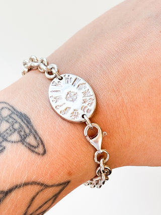 History of Ireland Bracelet | Sterling Silver | 21.93g  | 7 inches