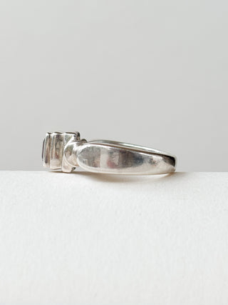 Princess Cut Amethyst Ring | 925 Silver | Size L | 4.72g