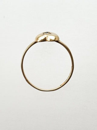 Sapphire Heart Ring | 9ct Gold | Size N | 1.66g