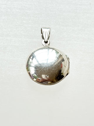 Circle Locket  | 925 Silver | 18–20-Inch Silver Chain | 3.82g