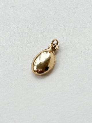 Coffee Bean Pendant | 9ct Gold | 0.31g | 18–20-Inch Diamond Anchor Chain