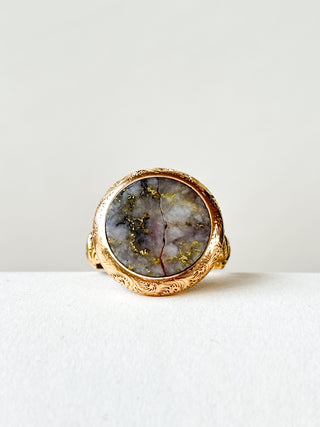 Quartz Ring | 15ct Gold | 5.97g | Size M