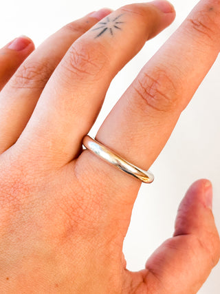 Donut Ring | Sterling Silver | 8.80g | Size U