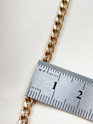 T-Bar Flat Curb Chain | 9ct Gold | 7.96g | 18.10inch