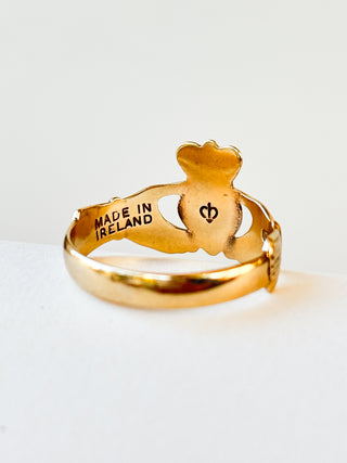 Made in Ireland Claddagh Ring | 9ct Gold | Size P | 2.42g