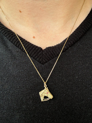 Horse Pendant | 9ct Gold | 17mm × 17mm
