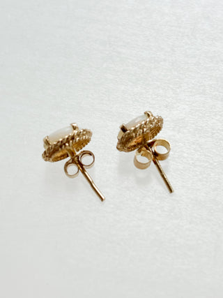 Opal Earrings | 9ct Gold | 1.35g