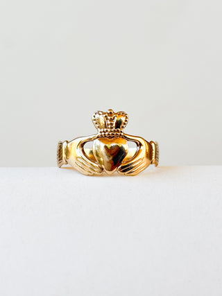 Made in Ireland Claddagh Ring | 9ct Gold | Size P | 2.42g