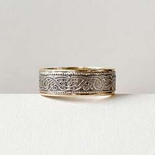 Ardagh Chalice Ring | Silver & 9ct Gold | Size T½ | 5.8g