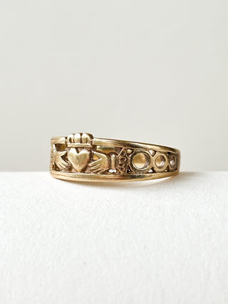 Claddagh Insert Ring | 9ct Gold | Size O½ | 2.82g
