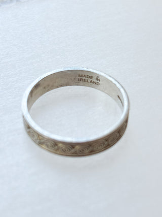 Celtic Spirals Ring | 925 Silver | Size P | 2.60g