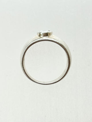 CZ Dome Ring | 925 Silver | Size L½ | 4.82g
