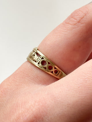 Claddagh Insert Ring | 9ct Gold | Size O½ | 2.82g