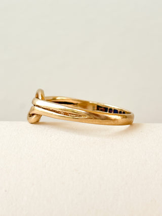 Gold Knot Ring | 9ct Gold | Size Q | 2.20g
